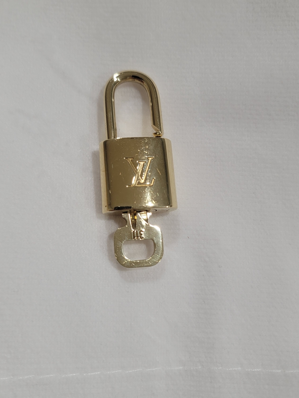 Louis Vuitton Gold Padlock with Key - Picture 4 of 6
